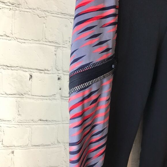 Athleta Polartech Fleece Leggings Navy/Pink Size M - Picture 5 of 11